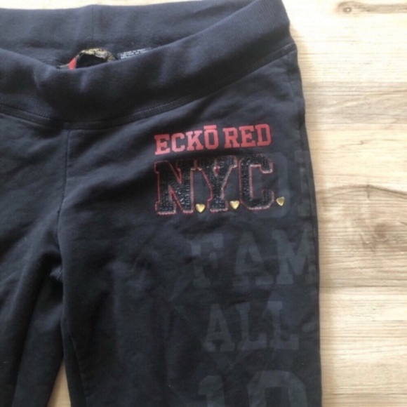 Ecko Red Black Sweatpants - Picture 1 of 8